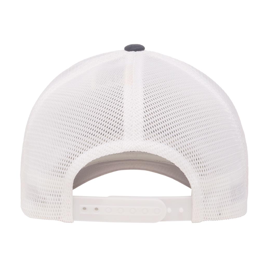 Logic Curved Bill Mesh Trucker 2 Tone - Navy/White - Snapback