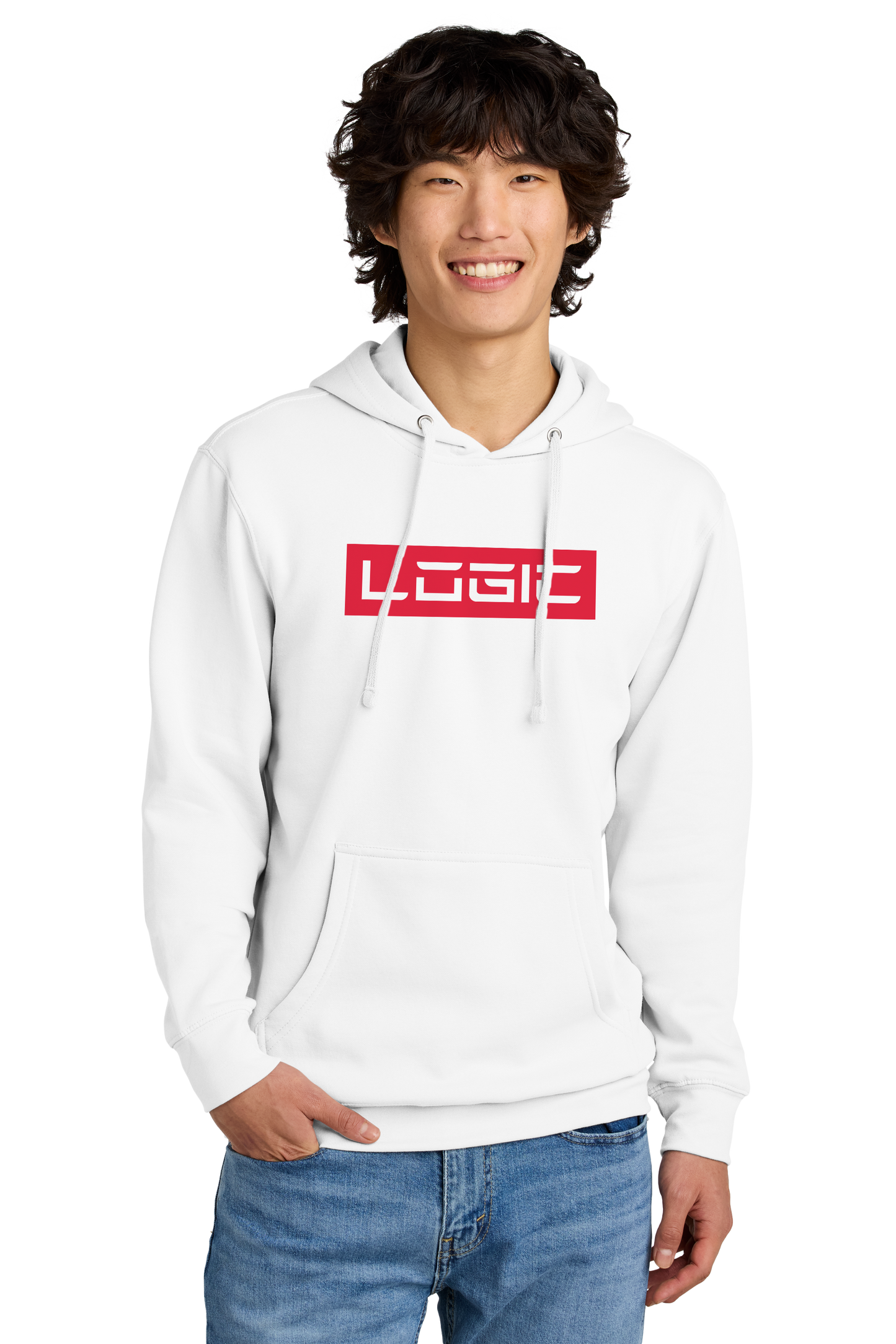 LOGIC Sport White Pull Over Hoodie - *Shipping Included