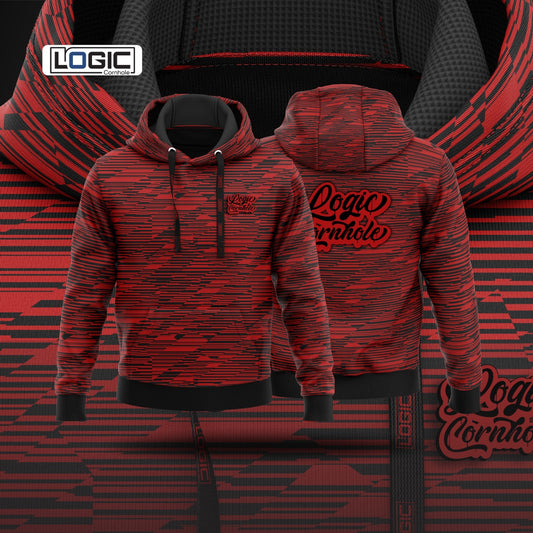 Logic Digi Drip Logo Pull Over Sublimation Hoodie Polyester Fleece *Shipping Incl.