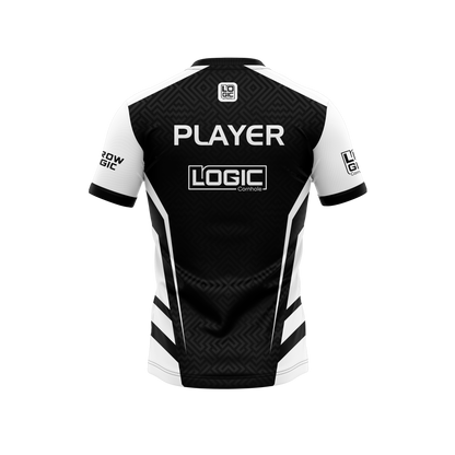 Logic LC Black/White Jersey - Custom Name -  Shipping Incl.  (Allow 4-5 Weeks)